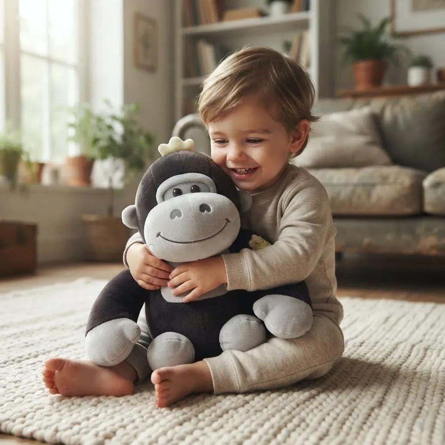 Peluche Gorila Kawaii 20cm Cafe-1