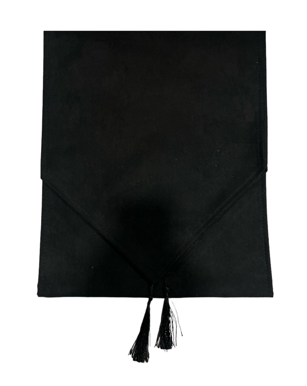 Mantel Camino De Mesa Con Pompon Sintetico 180x35cm N-1