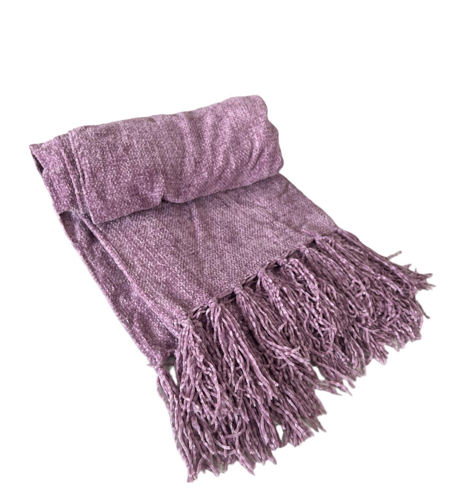 Manta Decorativa Tejida Para Sofa Sillon Cama 125x150cm 1-0