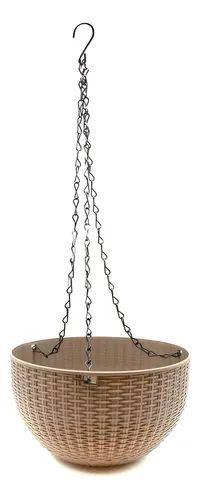 Maceta Colgante Macetero Colgante De Resina Canasto 26cm-2