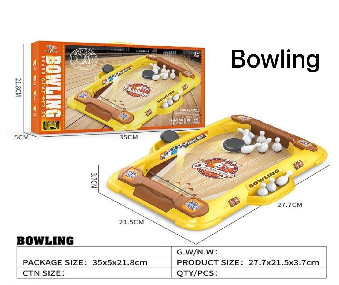 Juguete Mini Bowling Juego De Mesa De Bolos-1