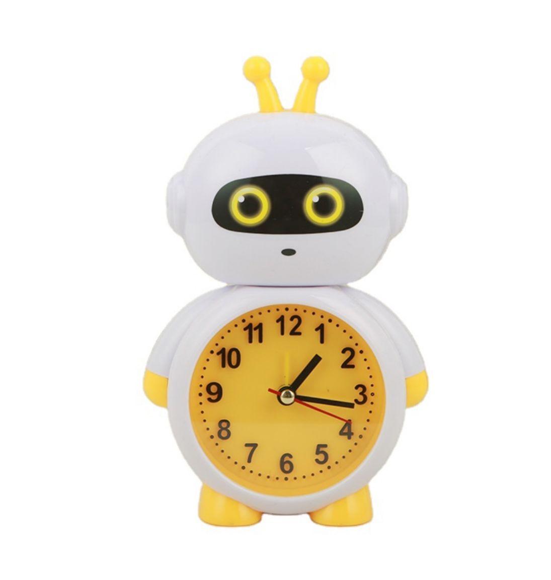 Reloj Despertador Reloj De Mesa Infantil Niños Modelo Robot-0