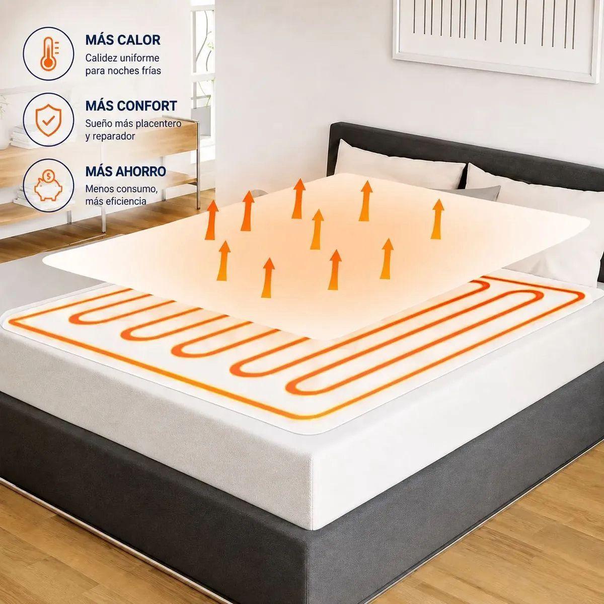 Calienta Camas Eléctrico 1.5 Plazas Térmica -3