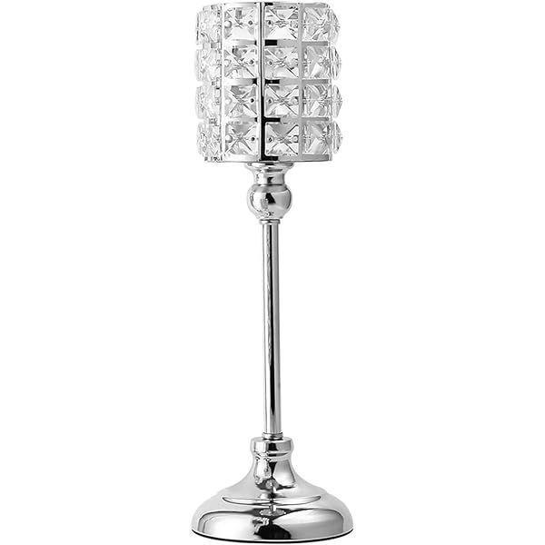Porta Vela Candelabro Decorativo Elegante Cristal-1