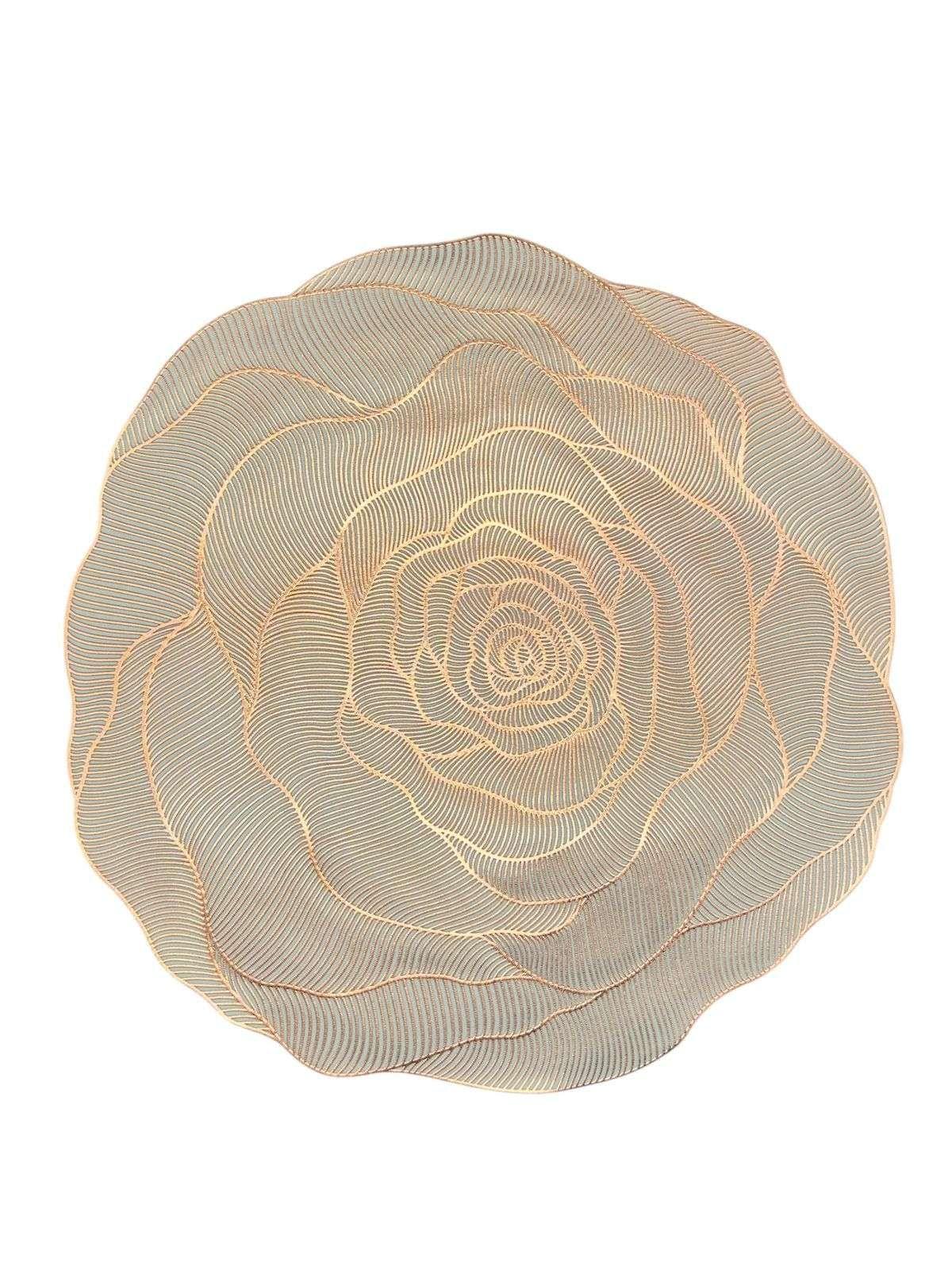 Set 6 Individuales De Mesa Pack 6 Modelo Rosa Rose Gold R-0