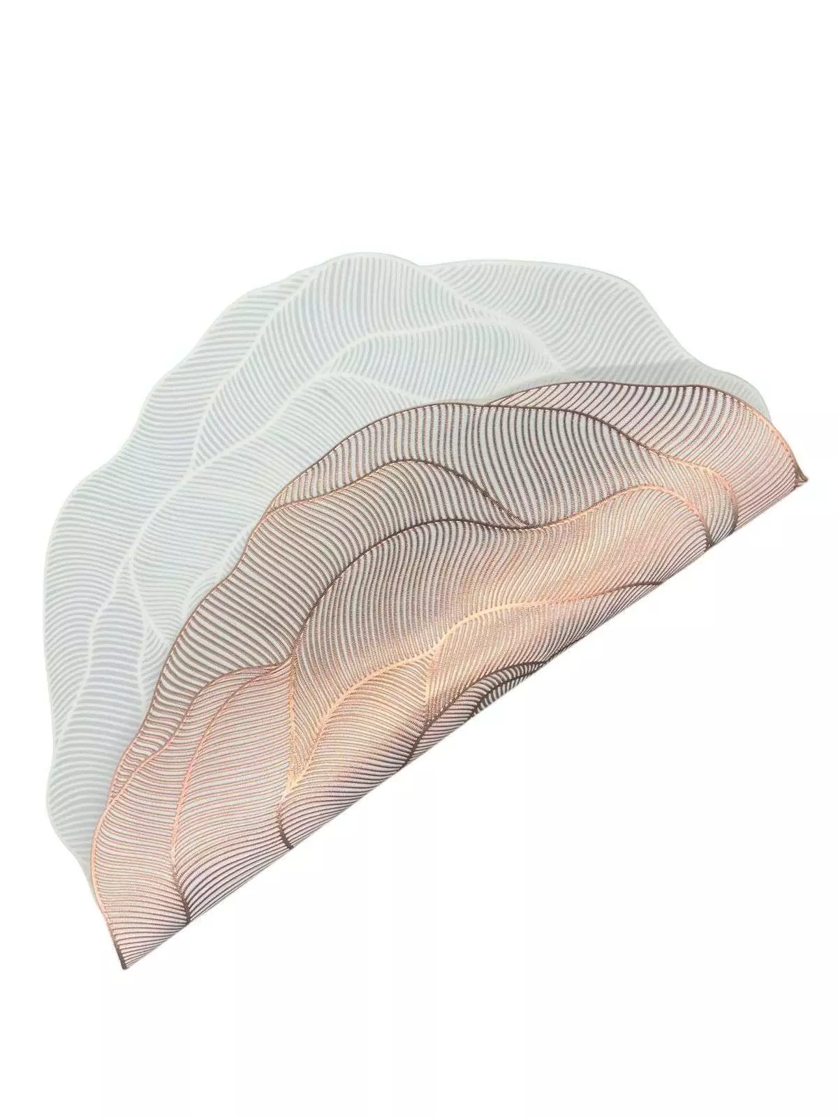Set 6 Individuales De Mesa Pack 6 Modelo Rosa Rose Gold R-1
