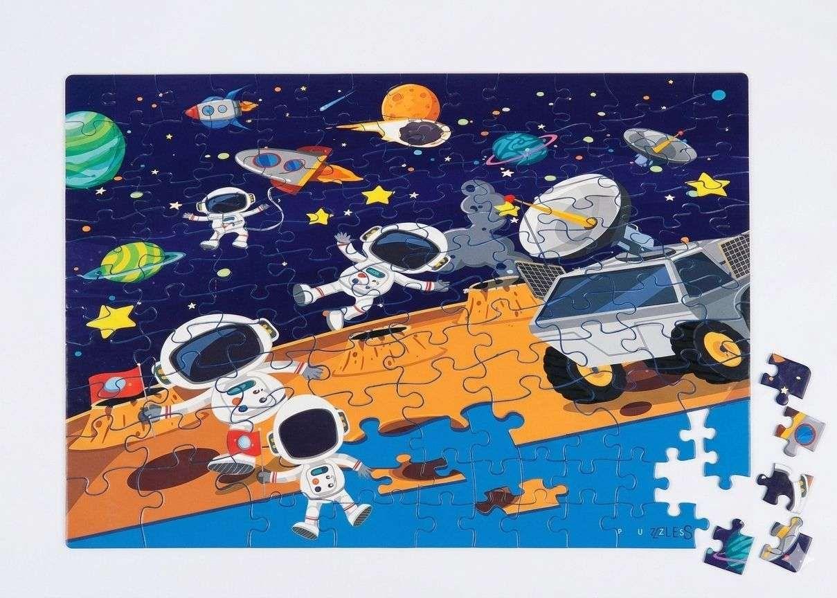 Rompecabezas 100pcs ASTRONAUTAS ESPACIAL UNIVERSO-0