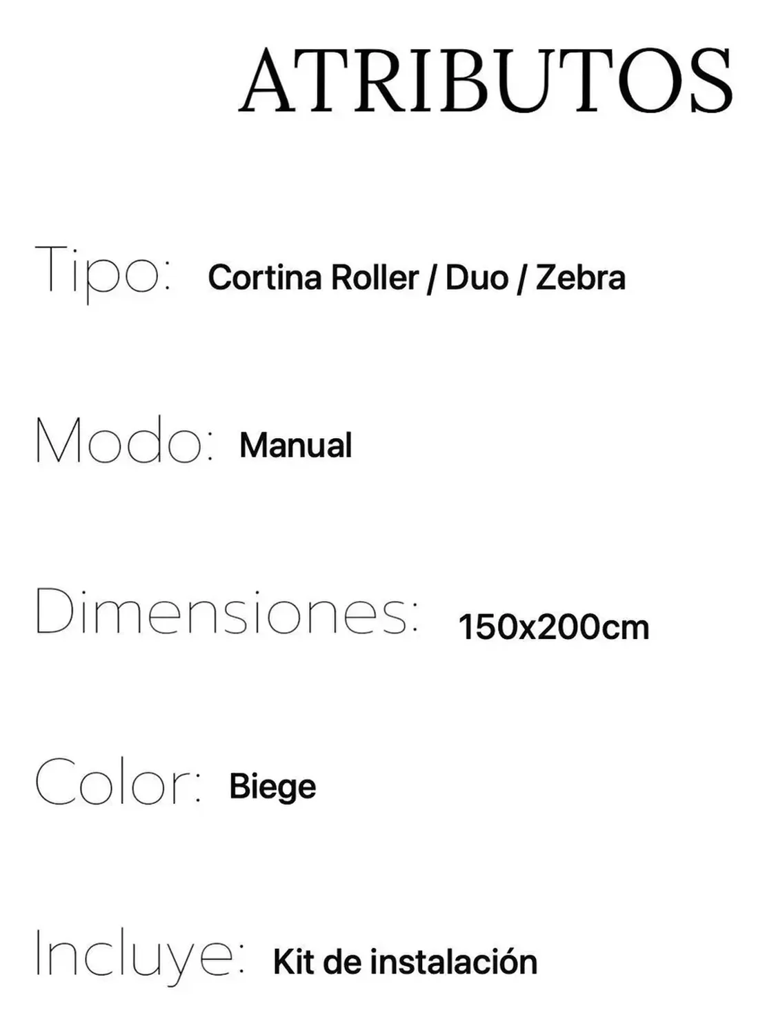 Cortina Roller Duo Cebra Dia Y Noche 150x200cm-5