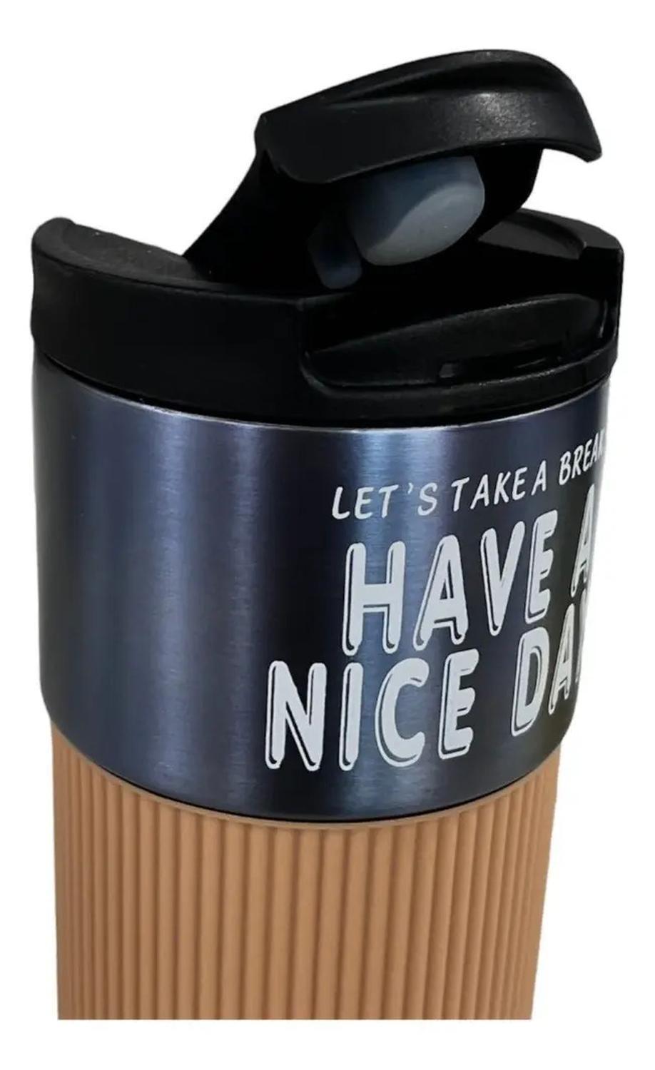 Termo Agua Caliente Y Fria Cafe Vaso Termico Metalico 500ml-1
