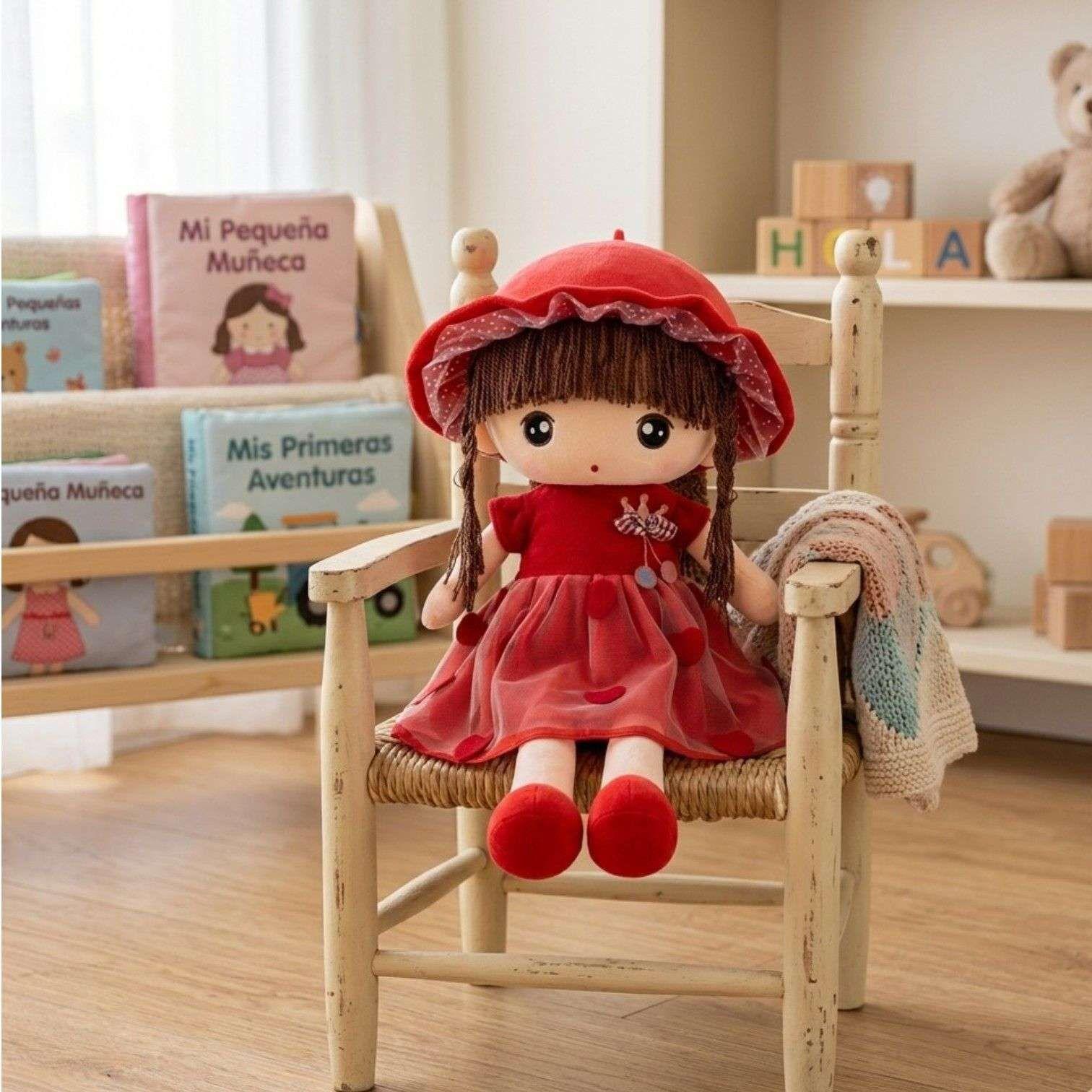 Muñeca De Trapo Grande De Peluche Tierna Suave R-3