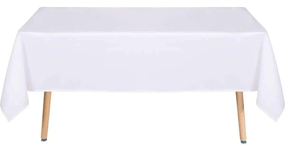Mantel De Hule Mesa Rectangular Diseño Liso 140x240cm B-2