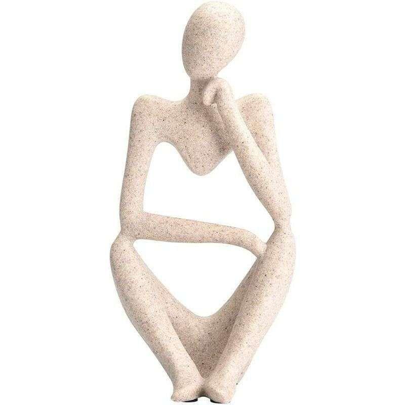 Escultura Pensantes Adorno Figura Decorativa Elegante 1-0