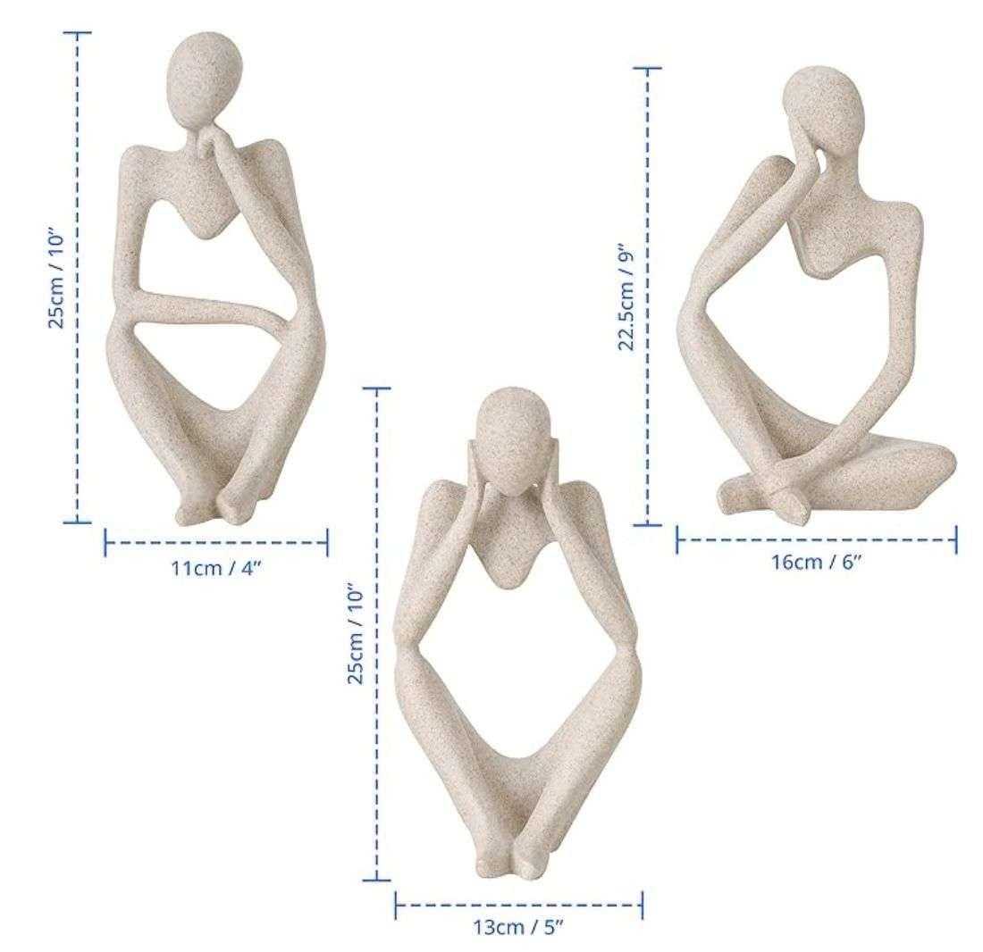 Escultura Pensantes Adorno Figura Decorativa Elegante 1-1