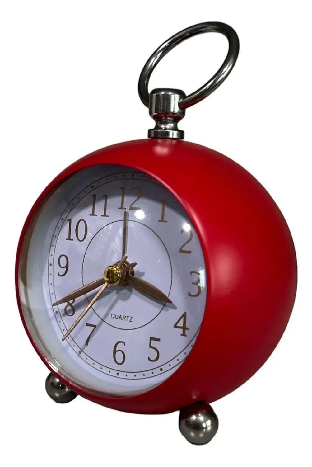 Reloj Despertador Reloj De Mesa Decorativo Elegante Aro-0