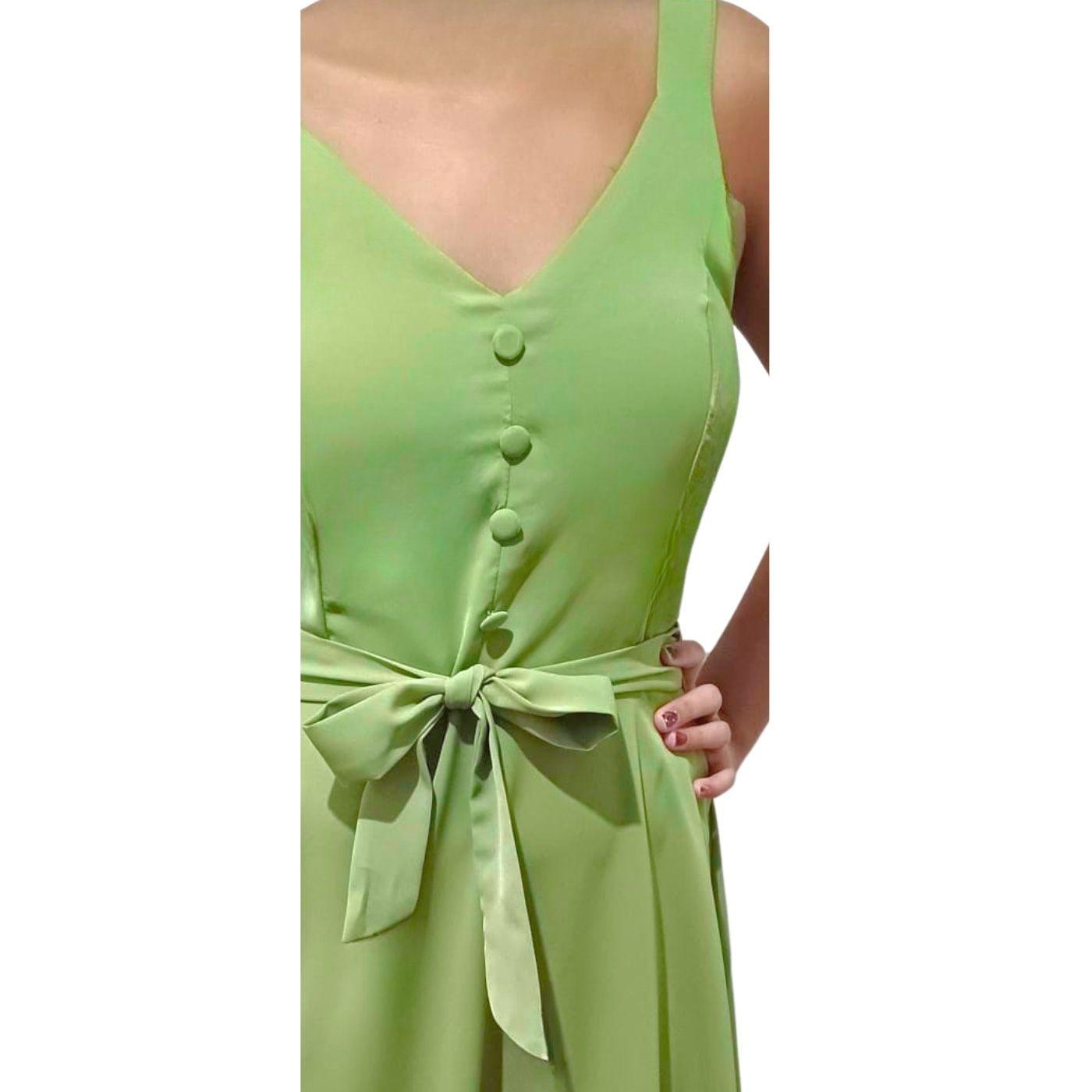 Vestido Corto Mujer Verano Pabilos Con Cinturon 868-2