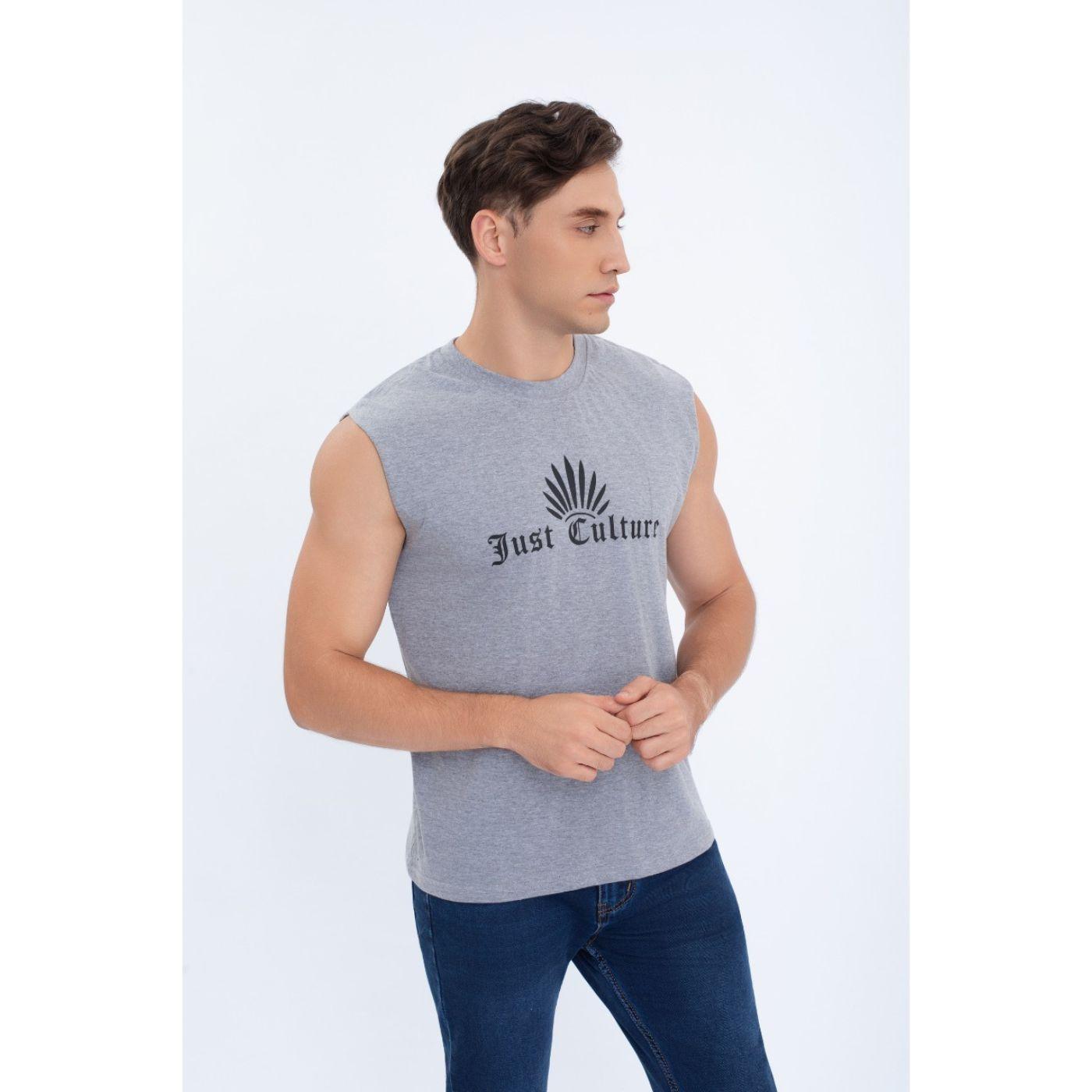 Polera Musculosa Hombre Sin Mangas Diseño Colores 7603-2
