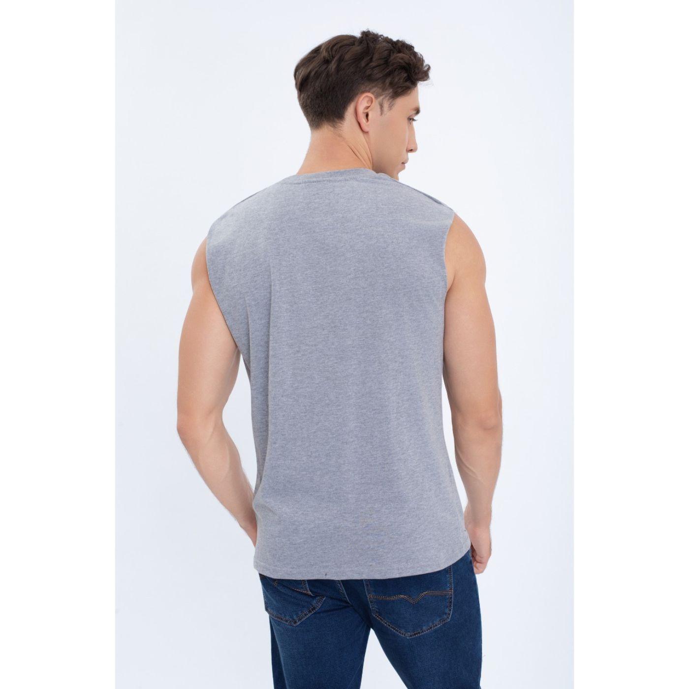Polera Musculosa Hombre Sin Mangas Diseño Colores 7603-3