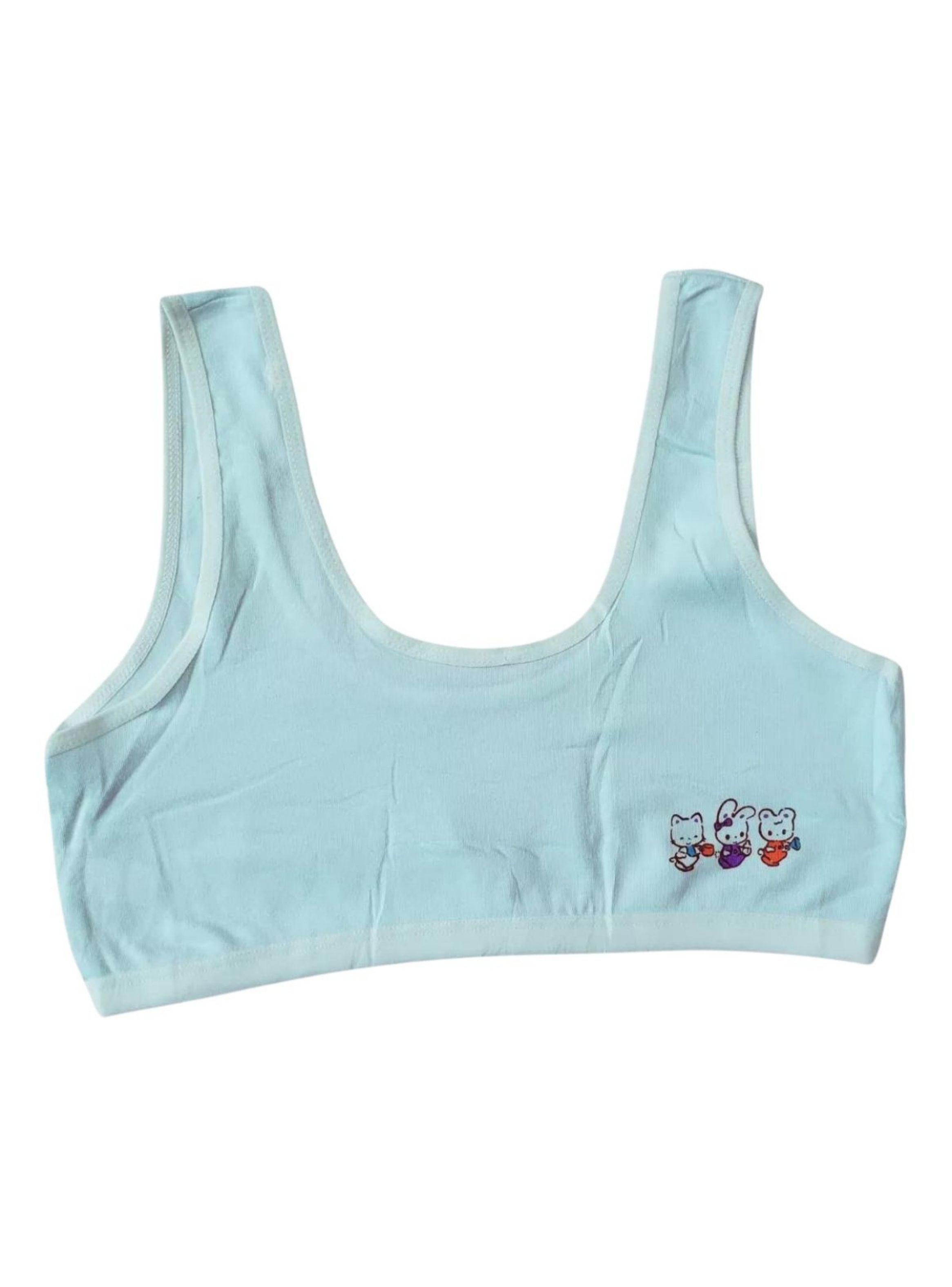 Pack 2 Sosten Juvenil Niñas Lolas Algodón Suave GATITO 478-2