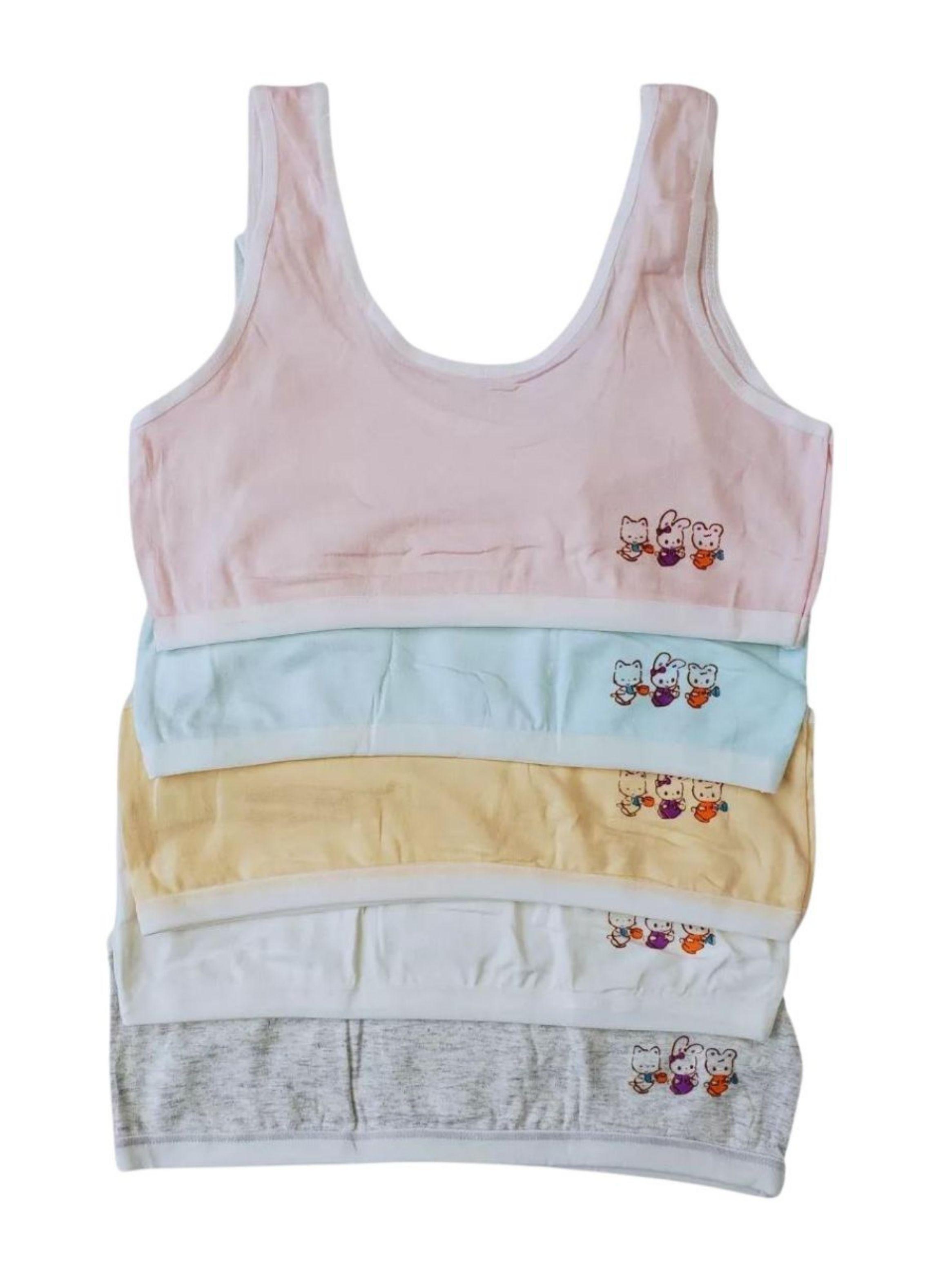 Pack 2 Sosten Juvenil Niñas Lolas Algodón Suave GATITO 478-5