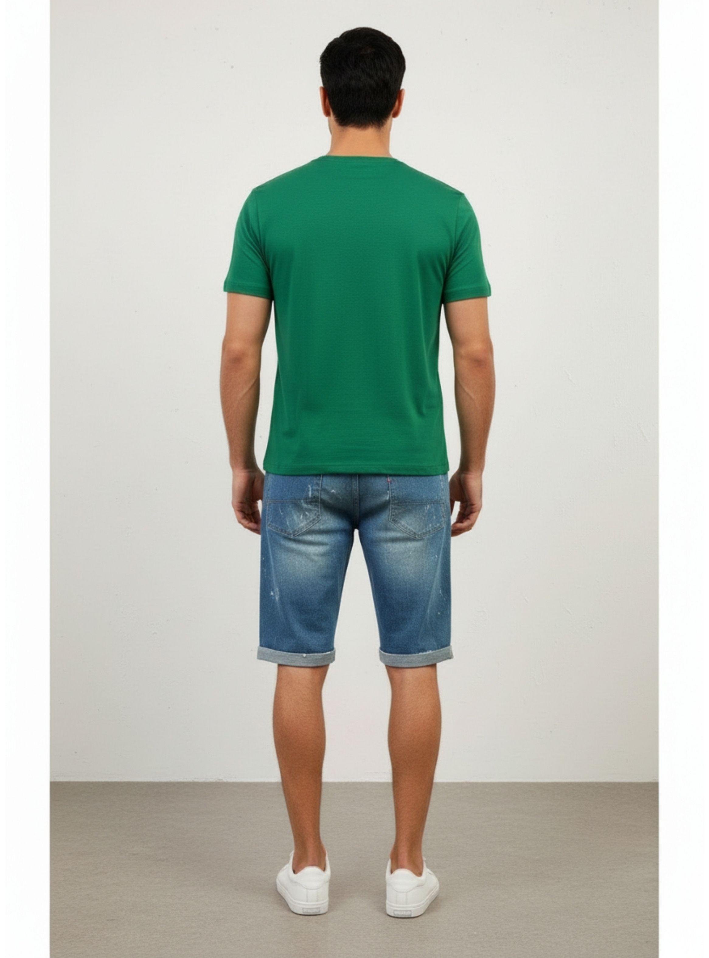Short Bermuda Jeans Hombre Casual Urbano Tendencia A2056-3