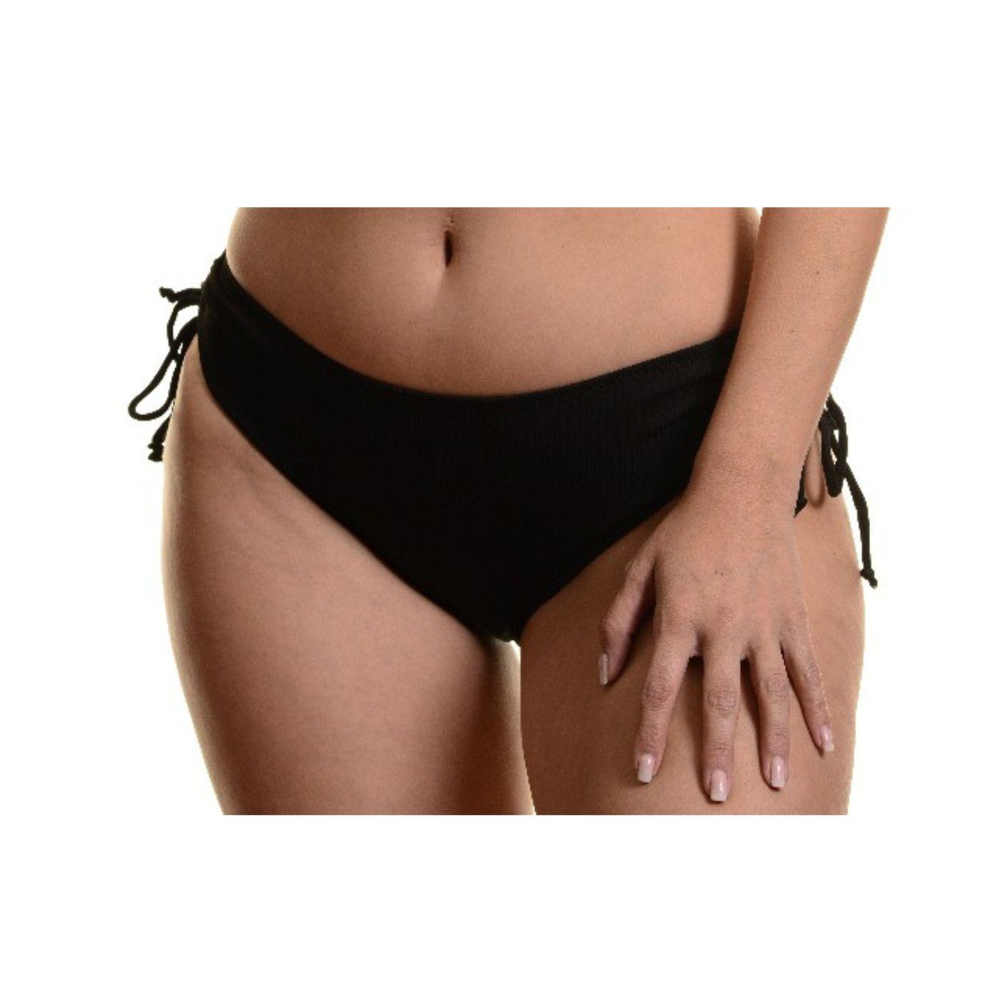 Traje de Baño Mujer Acanalado Bikini Tiro Alto 8334-3