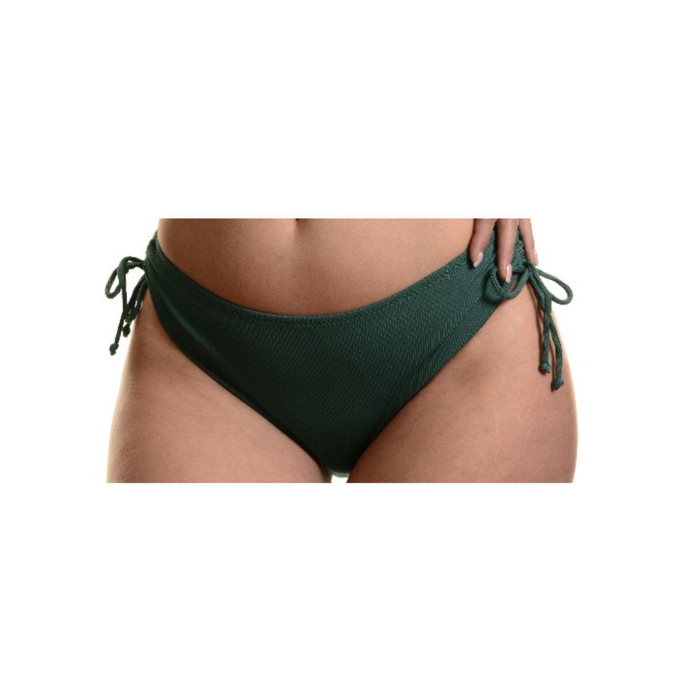 Traje de Baño Mujer Acanalado Bikini Tiro Alto 8334-3
