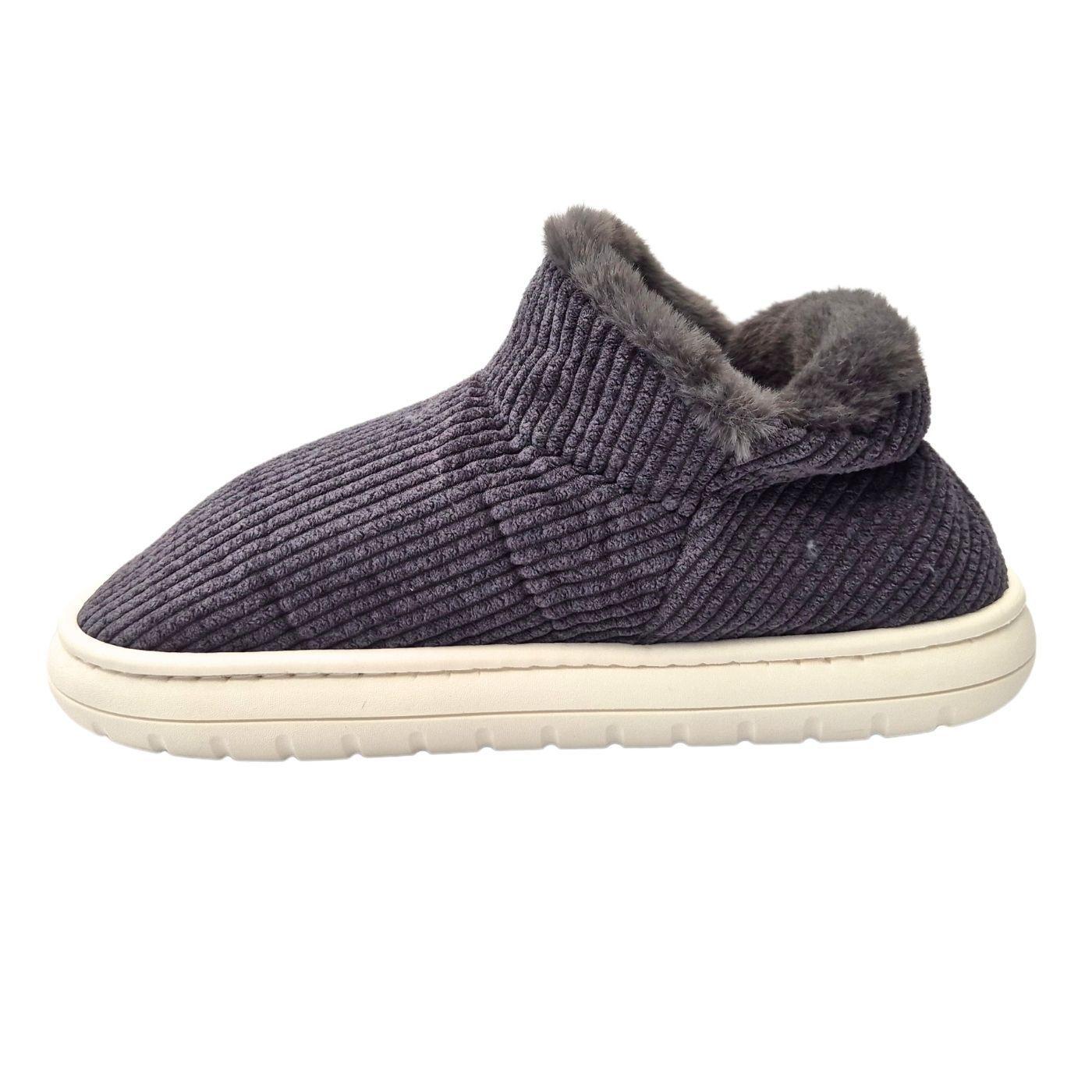 Pantufla Tipo Botín Unisex Forro piel Suela Confortable 2024-16-3