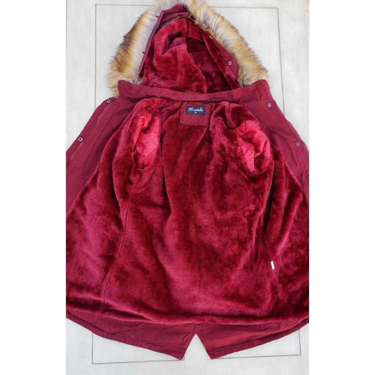 Chaqueta Gabardina Mujer Forro Piel Colores 890-4