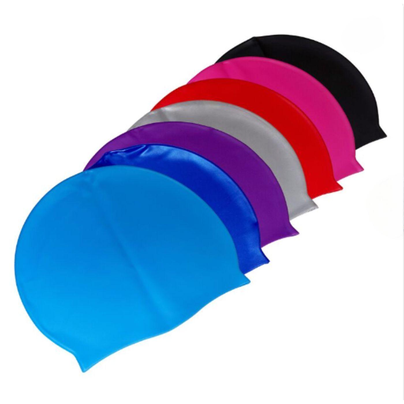 Pack 2 Gorro de Natacion Piscina Playa Silicona Hombre-5
