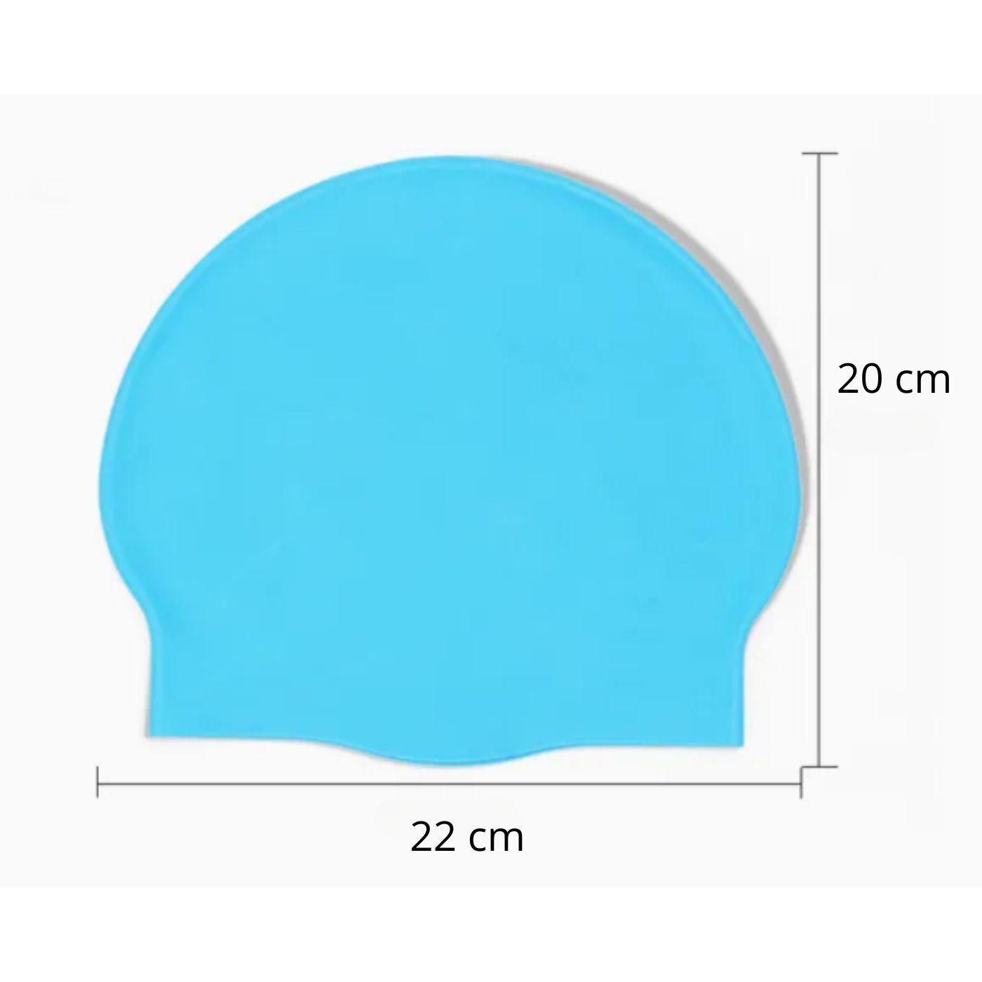 Pack 2 Gorro de Natacion Piscina Playa Silicona Hombre-7