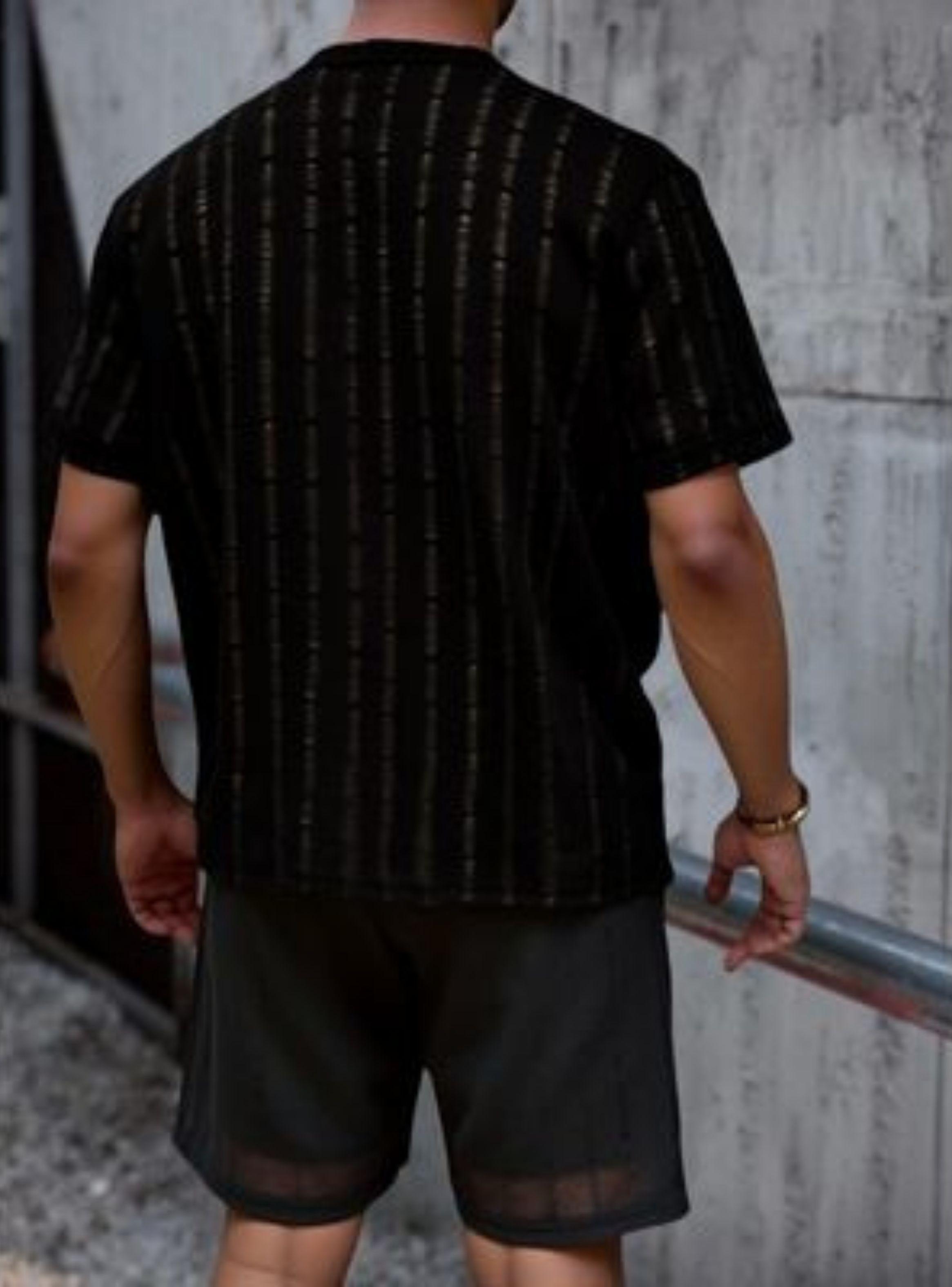 Conjunto Hombre Short y Polera Texturado Tendencia Urbana 6163-2