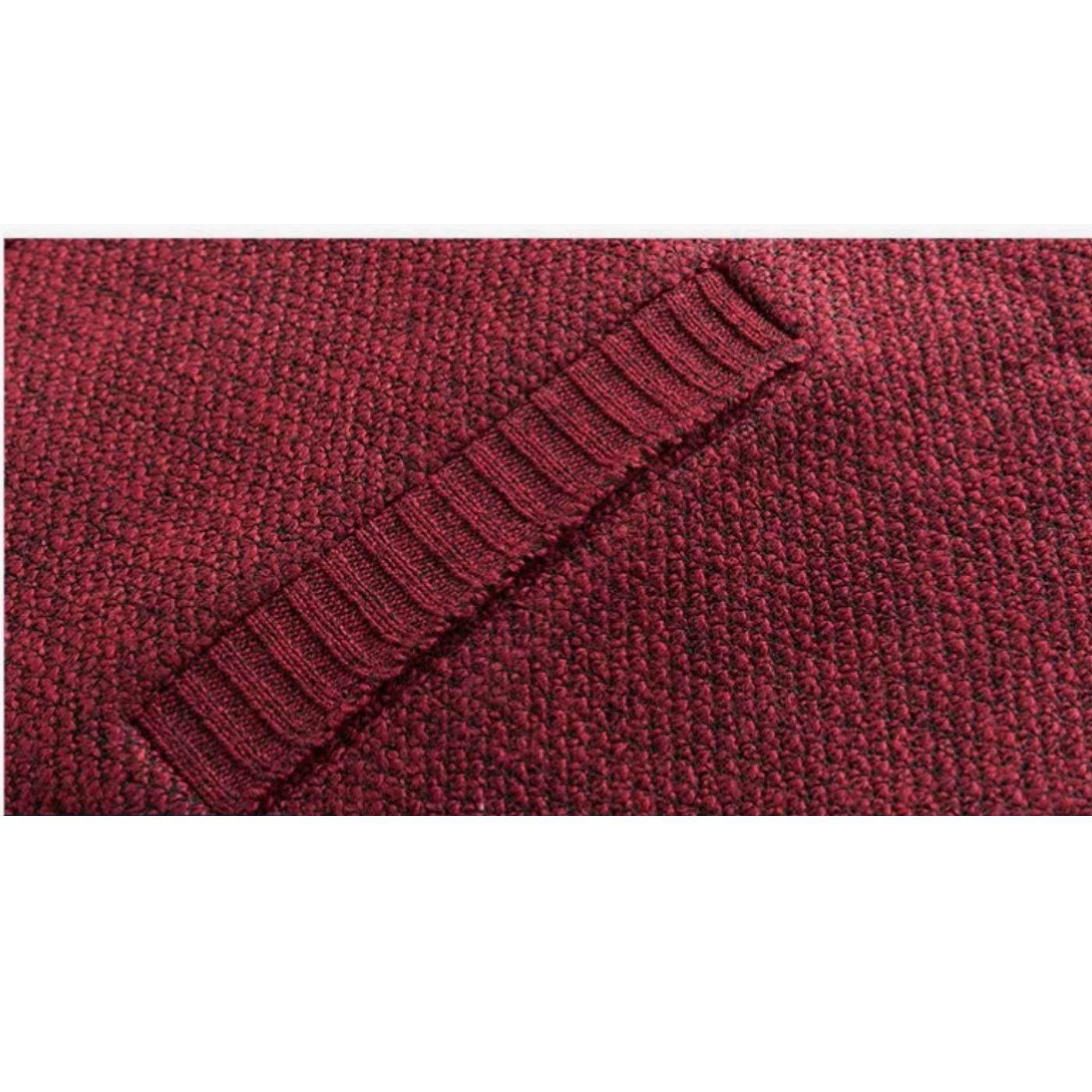 Sweater Chaqueta Cuello Subido Algodón Forro Piel 7170-2