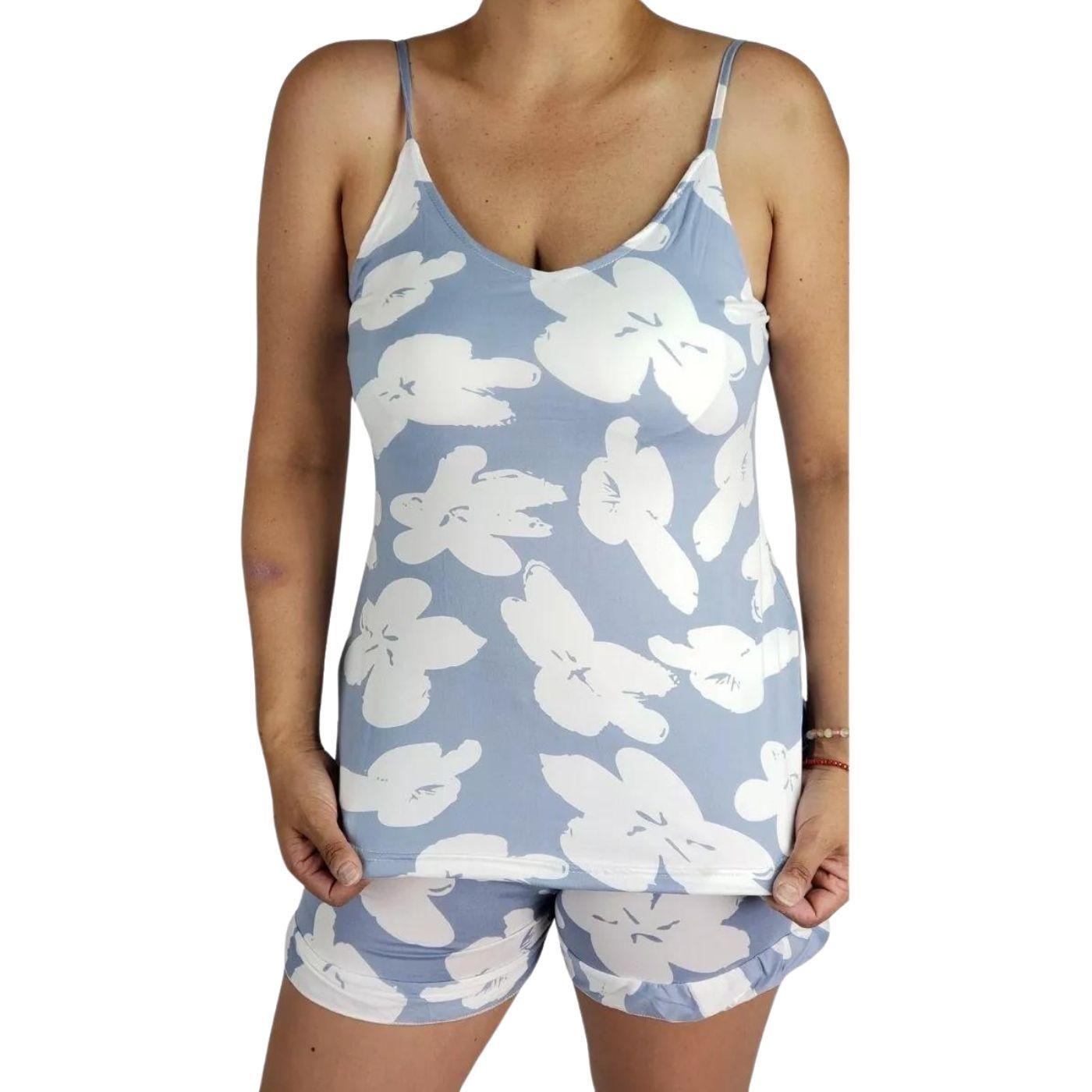 Pijama Mujer Verano Short Y Polera 333-0