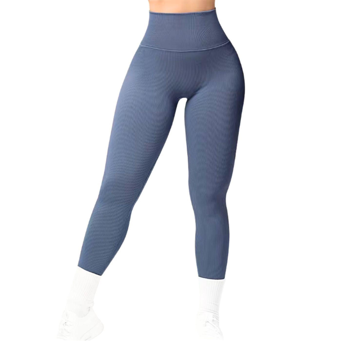 Calza Mujer Deportiva Acanalada Fitness GyM Levanta Cola 9007-0