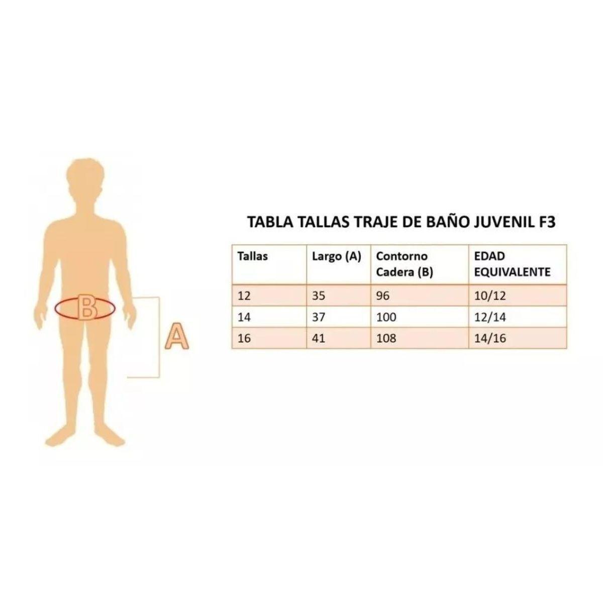 Traje De Baño Niños Jovenes Forro Malla Diseños Colores 208-3