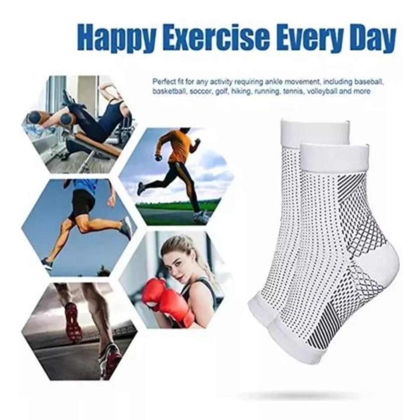 Pack 3 Pares Calcetas Cortas Compresión Varices. Circulación 582 y 575-5