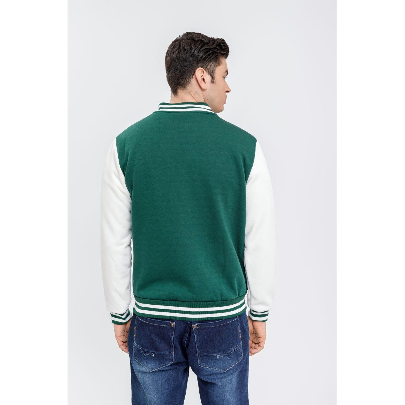 Chaqueta Universitaria Hombre Gruesa Forro Piel Bolsillos 7579-3