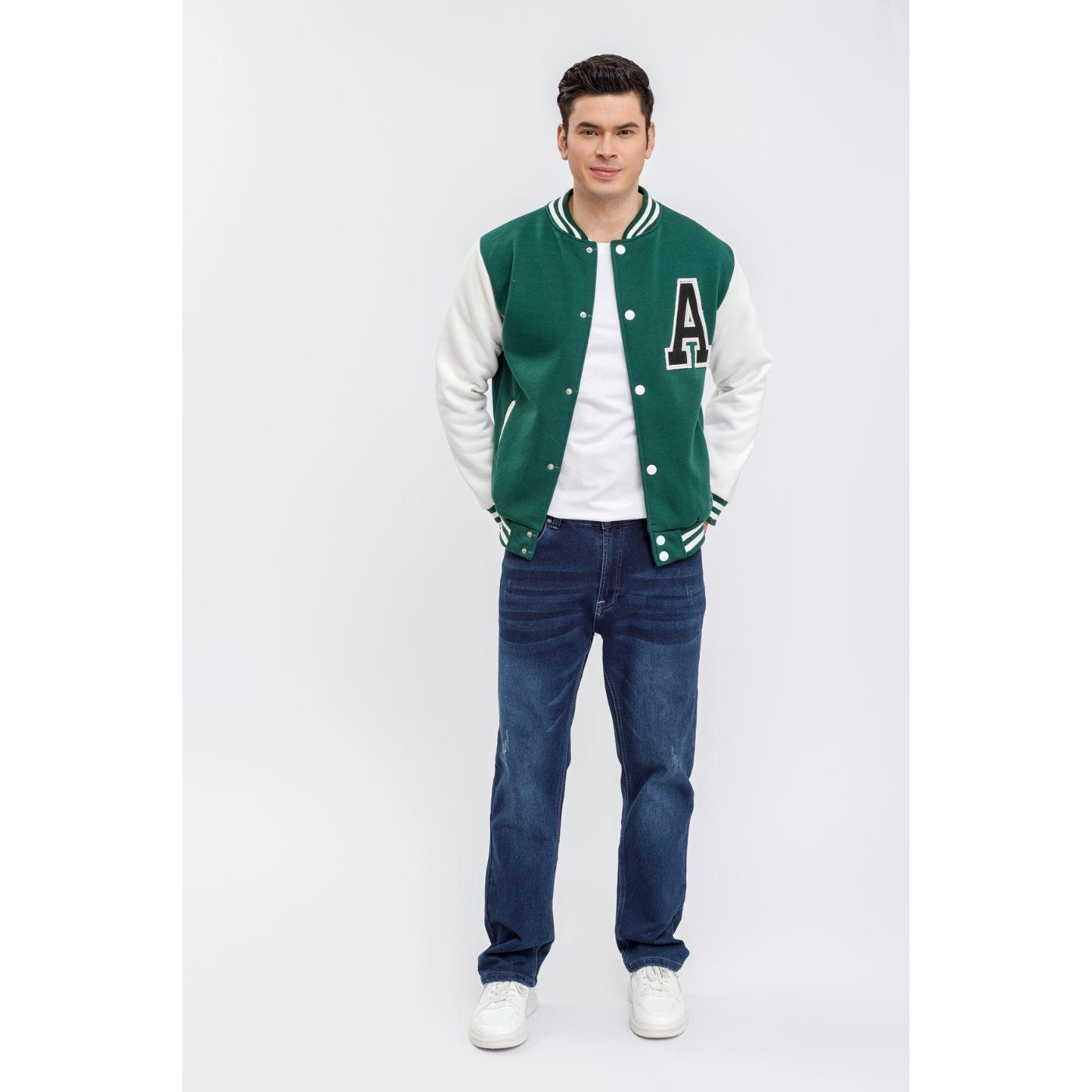 Chaqueta Universitaria Hombre Gruesa Forro Piel Bolsillos 7579-0