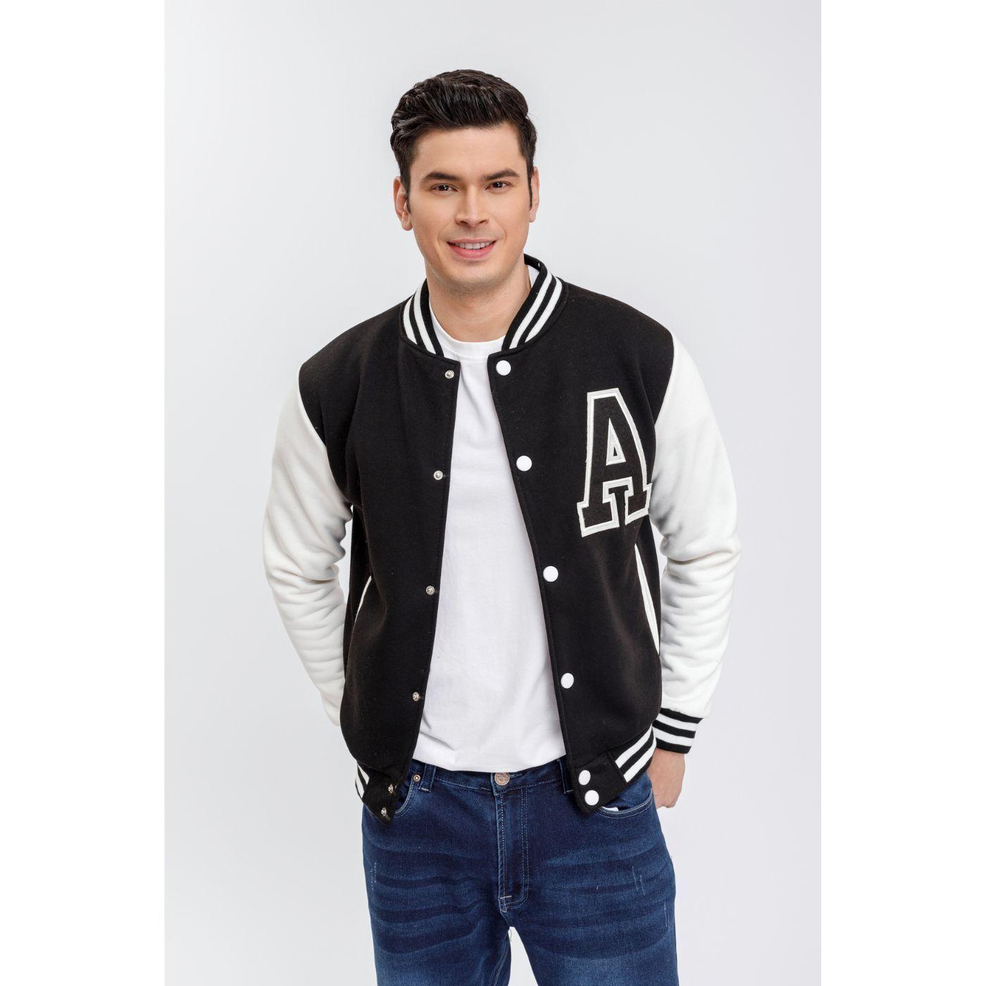 Chaqueta Universitaria Hombre Gruesa Forro Piel Bolsillos 7579-0