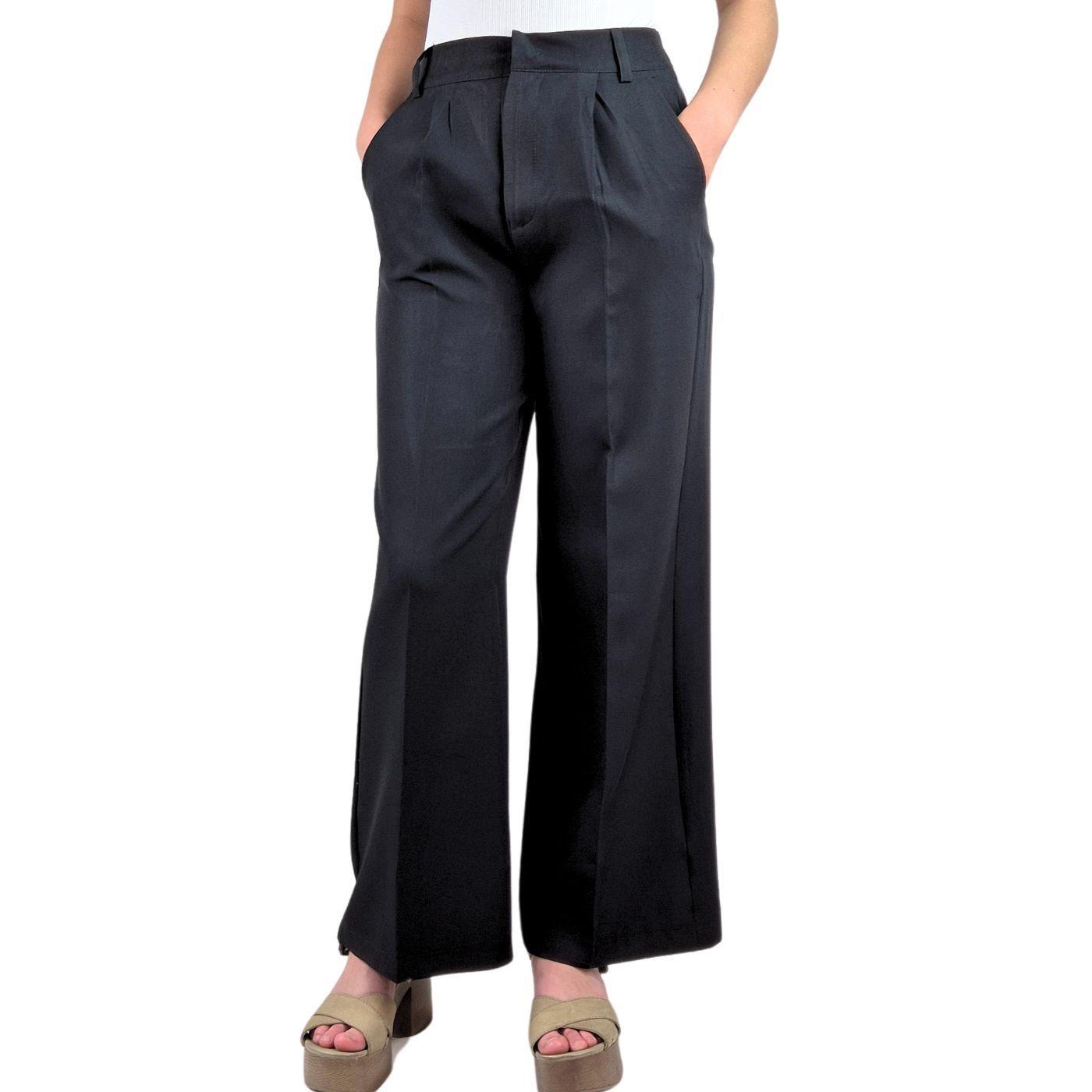 Pantalón Sastrero Mujer Vestir Semi Formal Casual Tiro Alto 056-3
