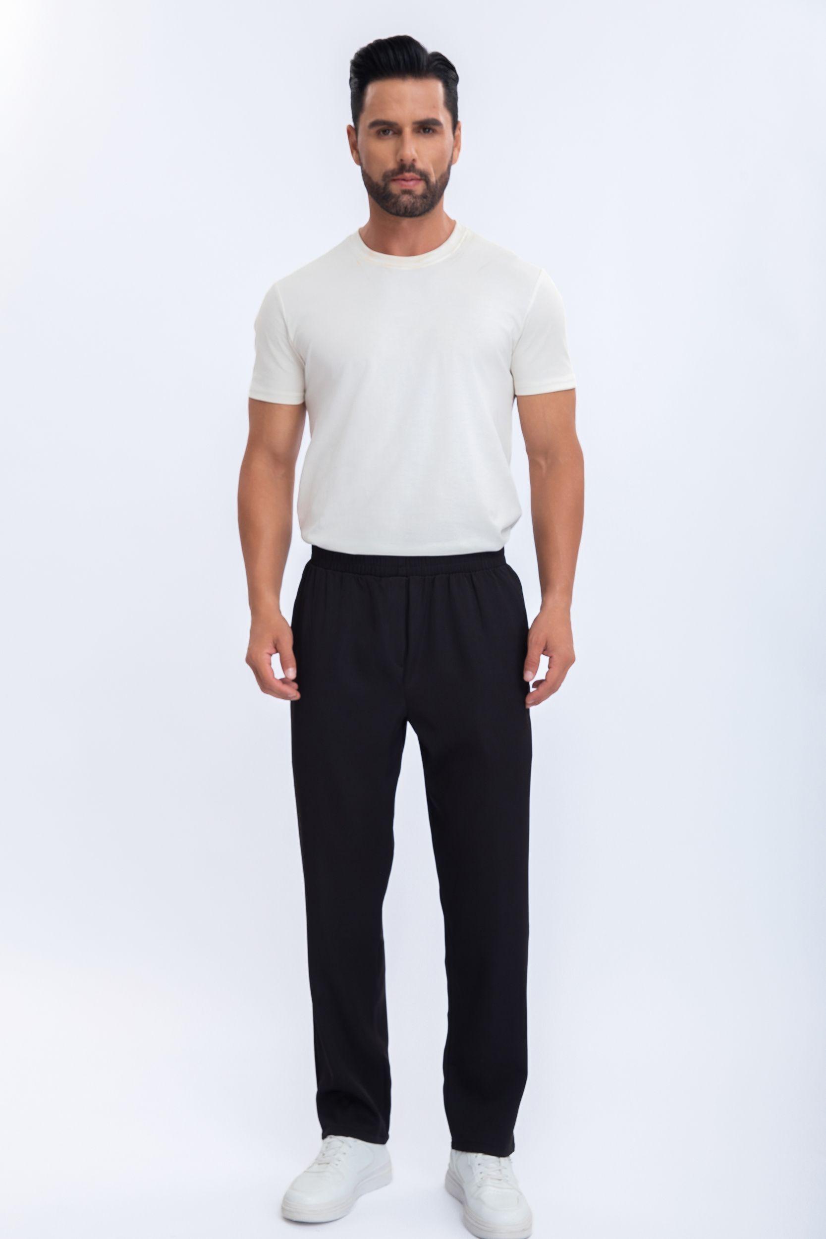 Pantalón Hombre Recto Semi Casual Primavera Verano Liso 7122-0