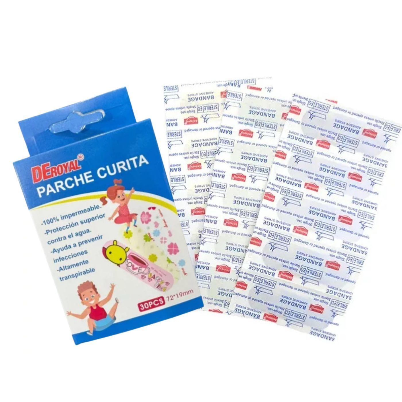 Pack 60 Parche Curitas Venditas Colores Adhesivas Niña 706-2