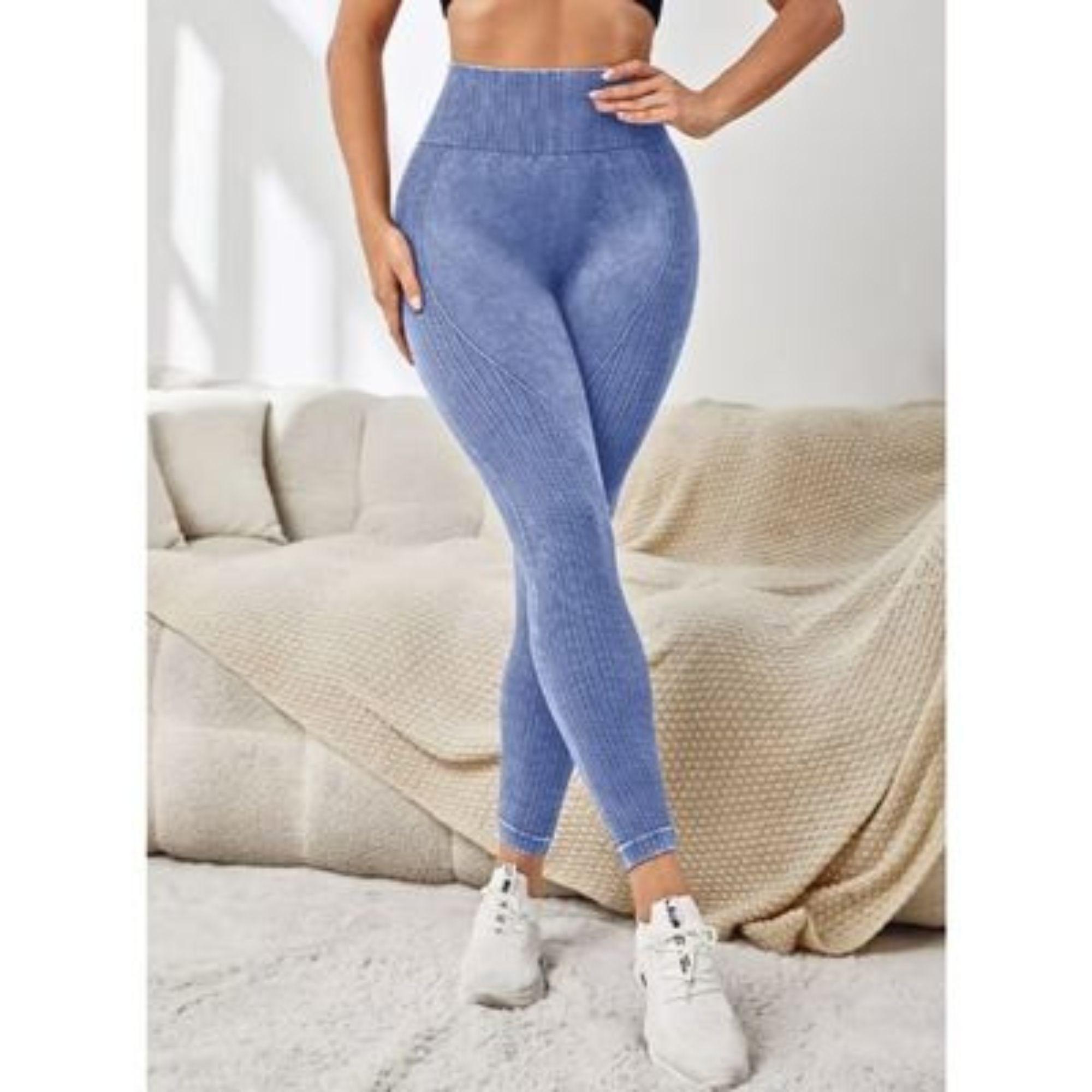 Calza Mujer Deportiva Fitness Gym Tiro Alto Levanta Cola 9002-1