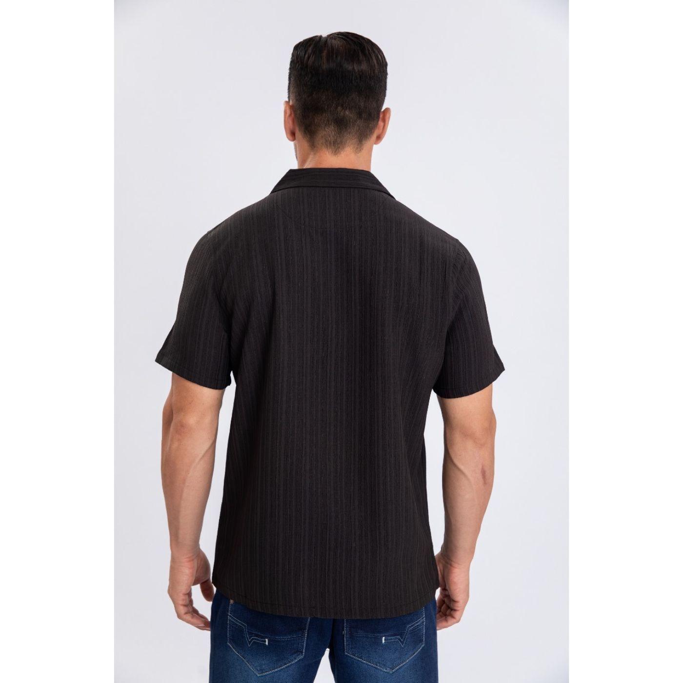 Camisa Resort Regular Fit Verano Fashion Hombre Manga Corta 161-2