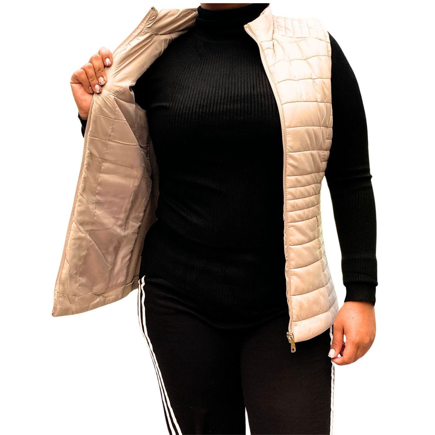Parka Sin Mangas Mujer Chaqueta Calidad Premium A-50-1