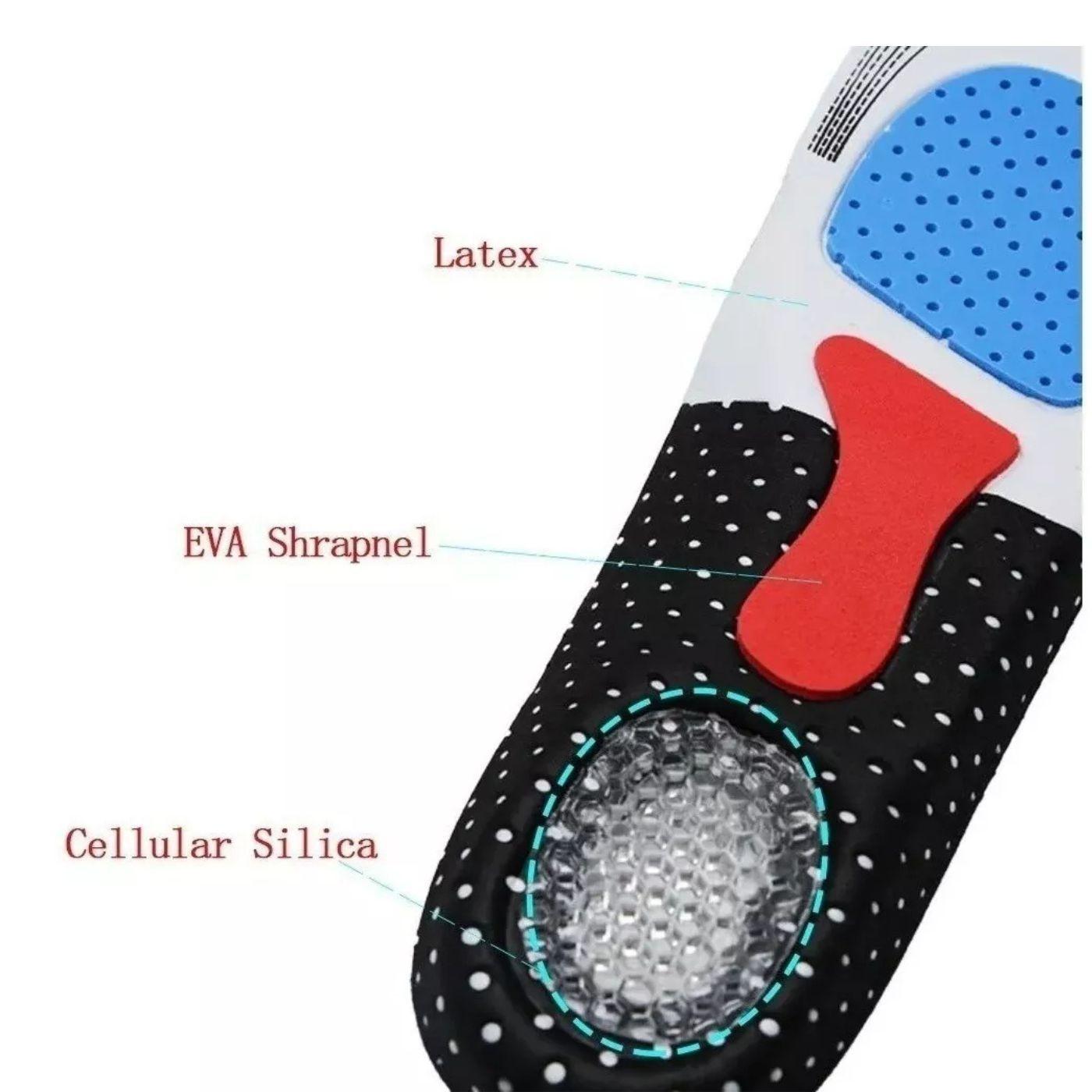 Par Plantillas Ortopédicas Ajustables Espolón Hombre 667-2
