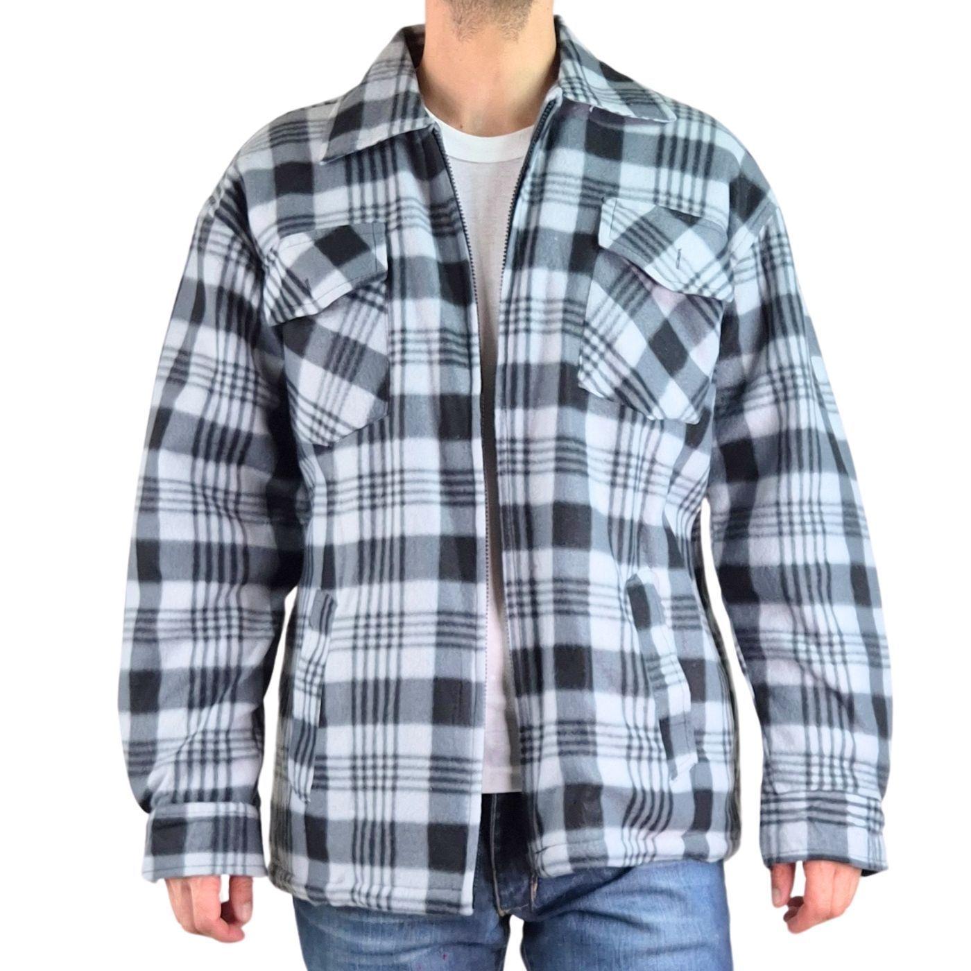 Chaqueta Hombre Invierno Leñadora A Cuadros Forrada Chiporro A178-0