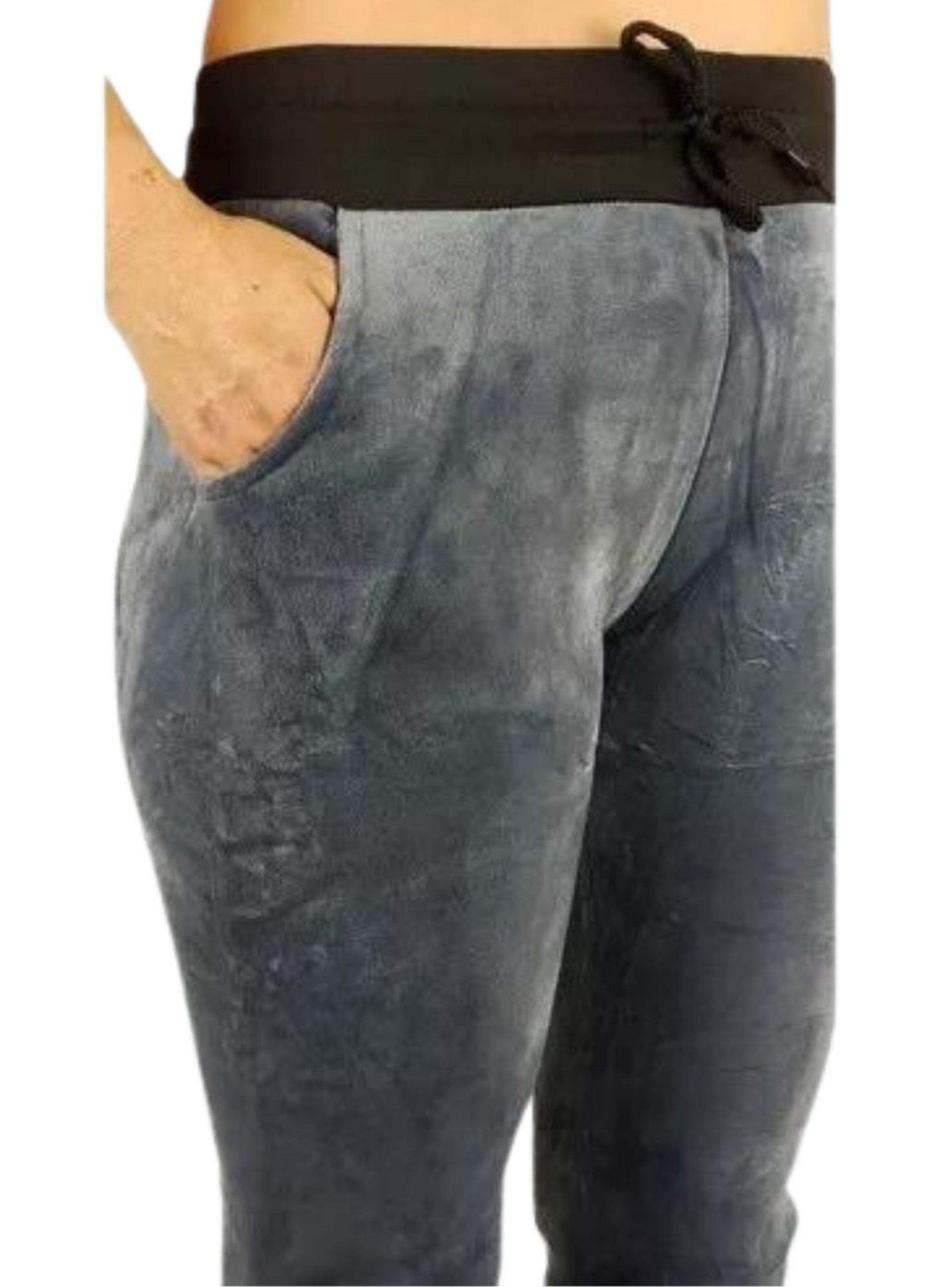 Pantalón Calza Invierno Plush Forro Piel Bolsillos 465-2