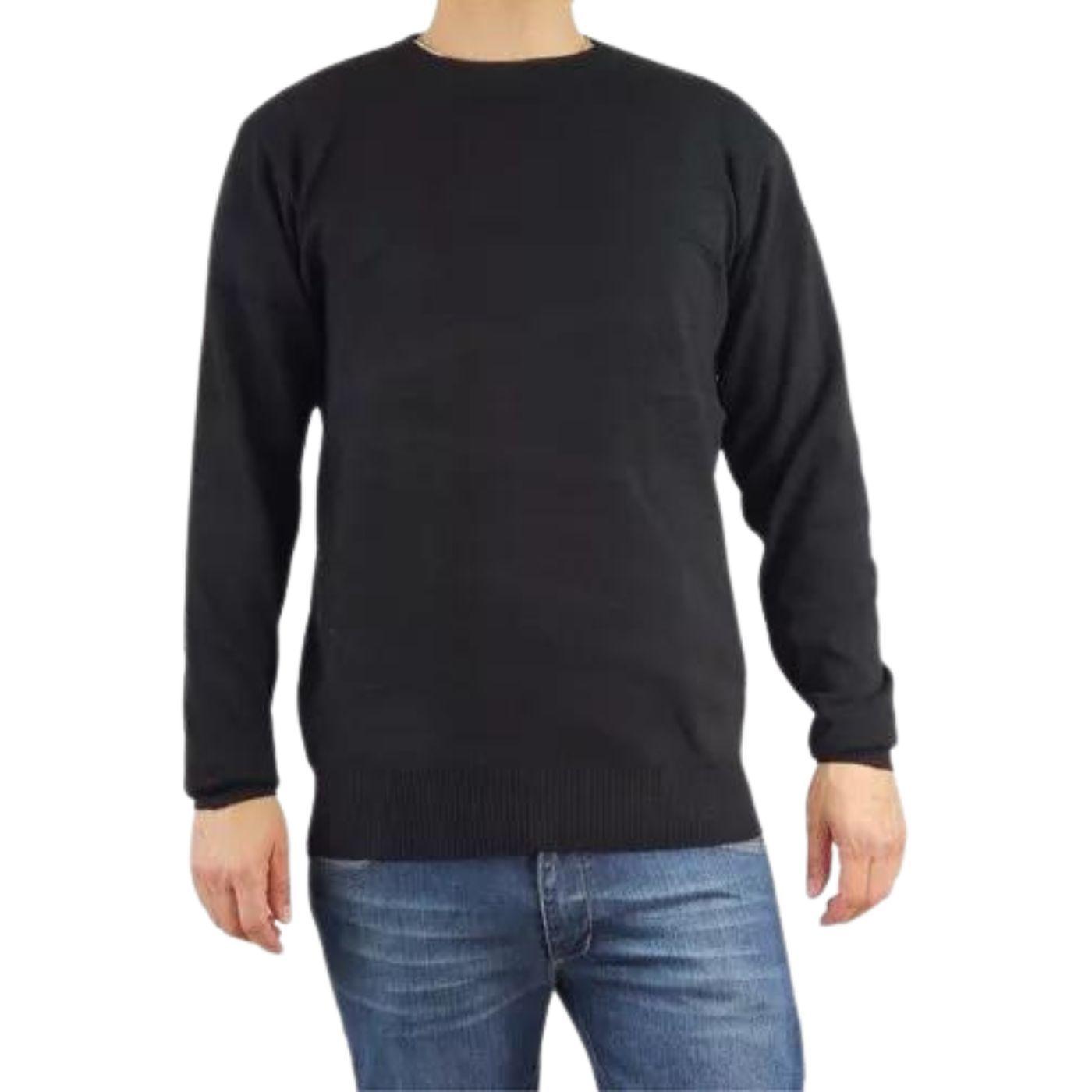 Sweater Tejido Hombre Cuello Redondo Hilo 107-2