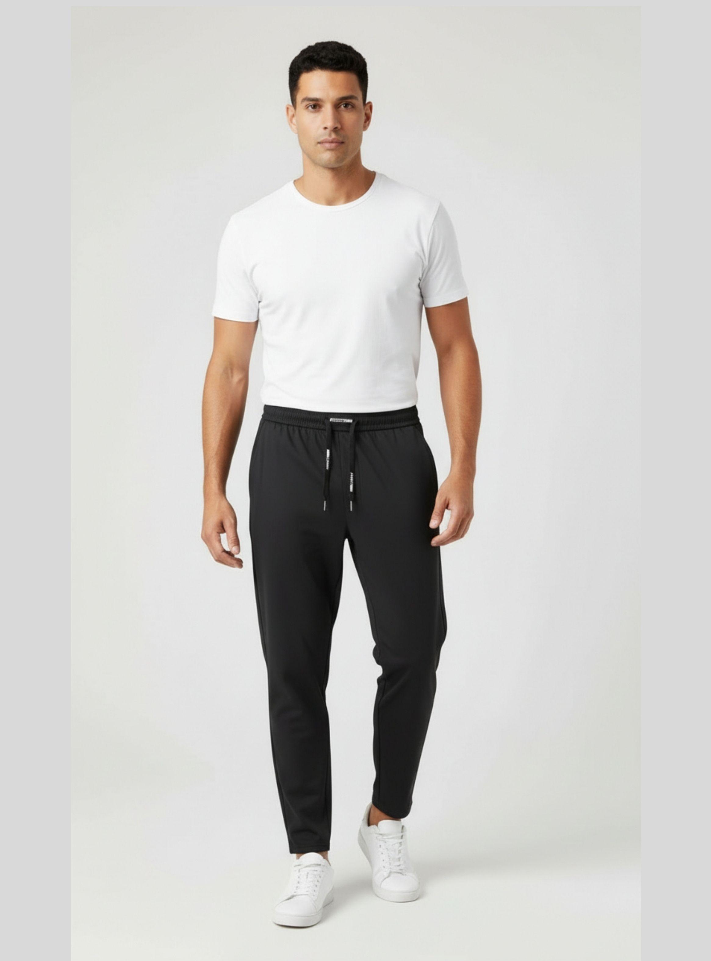 Pantalón Hombre Buzo Recto Liso Térmico Forro Interior Plush 97-0